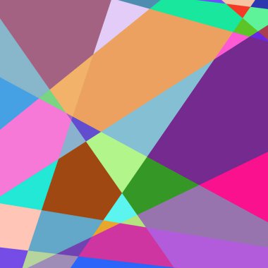 Geometrik soyutlama üretken sanat arkaplan çizimi