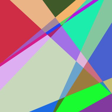 Geometrik soyutlama üretken sanat arkaplan çizimi