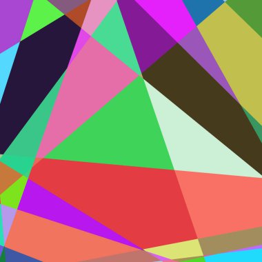 Geometrik soyutlama üretken sanat arkaplan çizimi