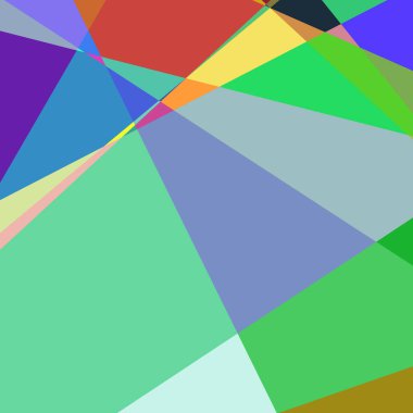 Geometrik soyutlama üretken sanat arkaplan çizimi