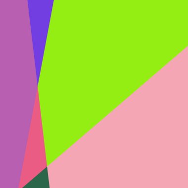 Geometrik soyutlama üretken sanat arkaplan çizimi