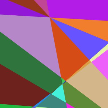 Geometrik soyutlama üretken sanat arkaplan çizimi