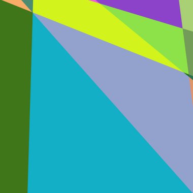 Geometrik soyutlama üretken sanat arkaplan çizimi