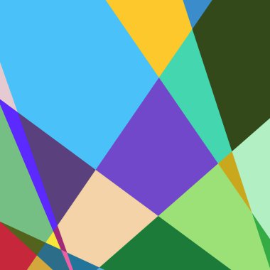 Geometrik soyutlama üretken sanat arkaplan çizimi