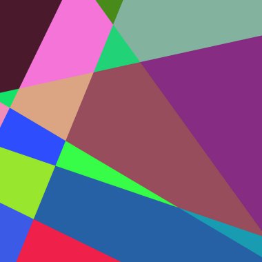 Geometrik soyutlama üretken sanat arkaplan çizimi