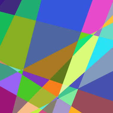 Geometrik soyutlama üretken sanat arkaplan çizimi