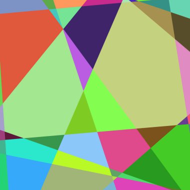 Geometrik soyutlama üretken sanat arkaplan çizimi