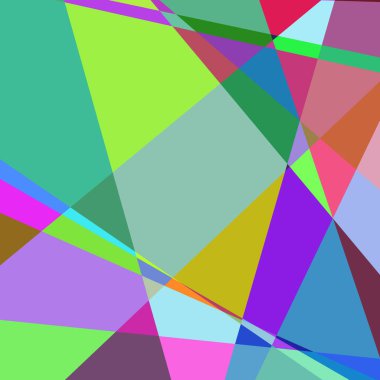 Geometrik soyutlama üretken sanat arkaplan çizimi