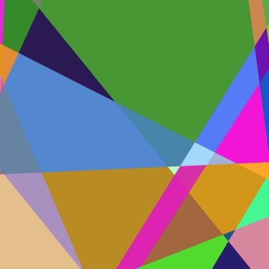 Geometrik soyutlama üretken sanat arkaplan çizimi