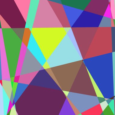 Geometrik soyutlama üretken sanat arkaplan çizimi