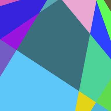 Geometrik soyutlama üretken sanat arkaplan çizimi