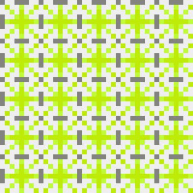 Soyut çapraz desenli üretken hesaplama sanatı çizimi