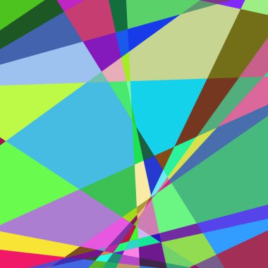 Geometrik soyutlama üretken sanat arkaplan çizimi