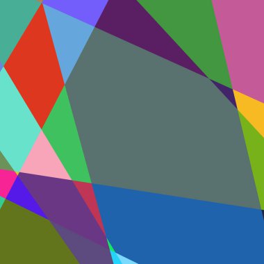 Geometrik soyutlama üretken sanat arkaplan çizimi