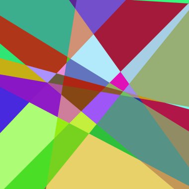 Geometrik soyutlama üretken sanat arkaplan çizimi