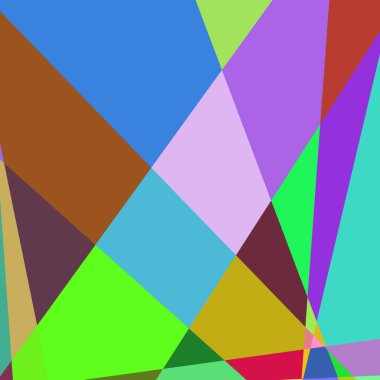 Geometrik soyutlama üretken sanat arkaplan çizimi