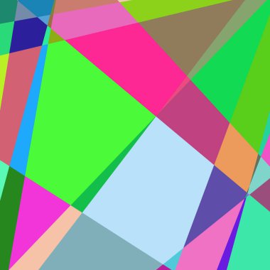 Geometrik soyutlama üretken sanat arkaplan çizimi