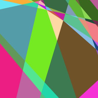 Geometrik soyutlama üretken sanat arkaplan çizimi