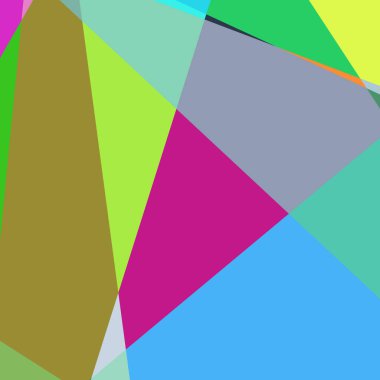 Geometrik soyutlama üretken sanat arkaplan çizimi