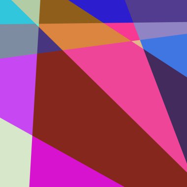 Geometrik soyutlama üretken sanat arkaplan çizimi