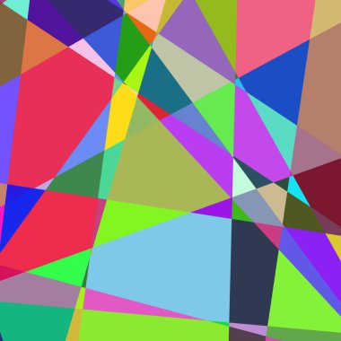 Geometrik soyutlama üretken sanat arkaplan çizimi