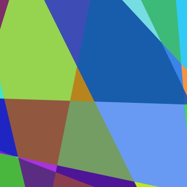 Geometrik soyutlama üretken sanat arkaplan çizimi