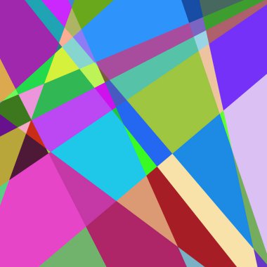 Geometrik soyutlama üretken sanat arkaplan çizimi