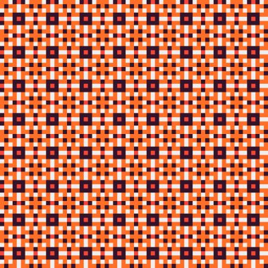 Soyut çapraz desenli üretken hesaplama sanatı çizimi