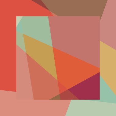 Soyut hesaplama rengi Polygones arkaplan çizimi