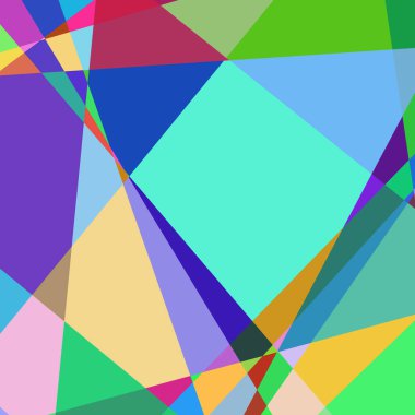 Geometrik soyutlama üretken sanat arkaplan çizimi