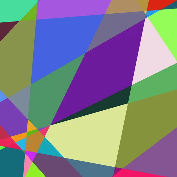 Geometric Abstraction Generative Art Background Art Illustration — Wektor stockowy