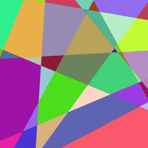 Geometric Abstraction Generative Art Background Art Illustration — Vector de stock