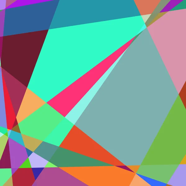 Geometric Abstraction Generative Art Background Art Illustration — Stock vektor