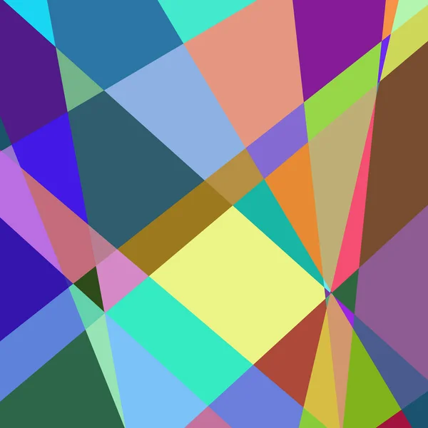 Geometric Abstraction Generative Art Background Art Illustration — Vetor de Stock