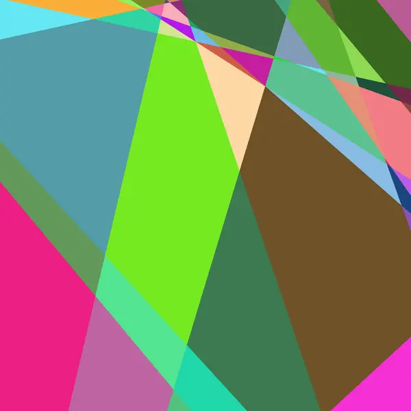 Geometrische Abstraktion Generative Kunst Hintergrund Kunst Illustration — Stockvektor