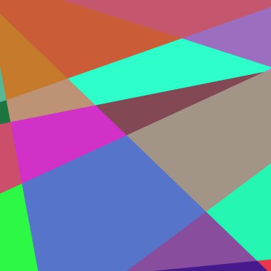 Geometrik soyutlama üretken sanat arkaplan çizimi