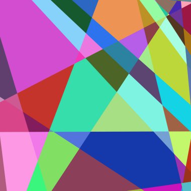 Geometrik soyutlama üretken sanat arkaplan çizimi