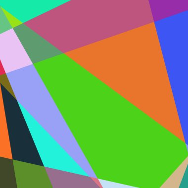 Geometrik soyutlama üretken sanat arkaplan çizimi