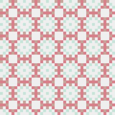 Soyut çapraz desenli üretken hesaplama sanatı çizimi