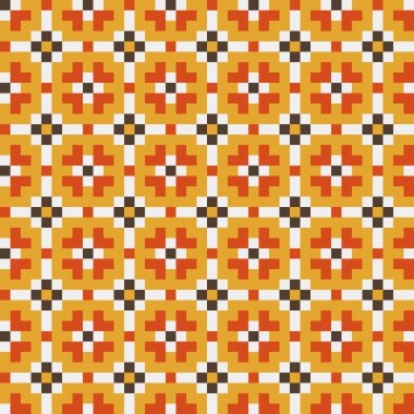 Soyut çapraz desenli üretken hesaplama sanatı çizimi