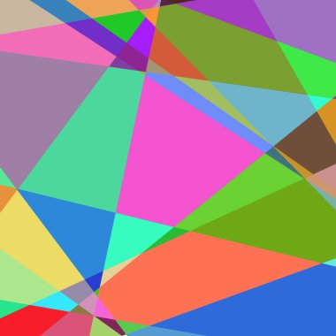 Geometrik soyutlama üretken sanat arkaplan çizimi