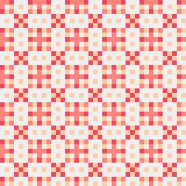 Soyut çapraz desenli üretken hesaplama sanatı çizimi