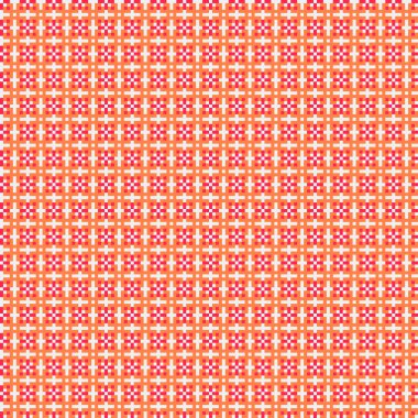 Soyut çapraz desenli üretken hesaplama sanatı çizimi