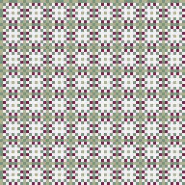 Soyut çapraz desenli üretken hesaplama sanatı çizimi