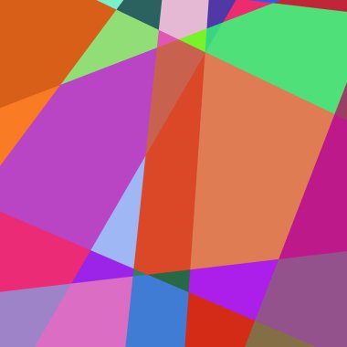 Geometrik soyutlama üretken sanat arkaplan çizimi