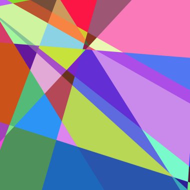 Geometrik soyutlama üretken sanat arkaplan çizimi