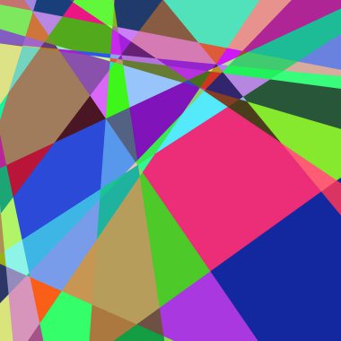 Geometrik soyutlama üretken sanat arkaplan çizimi