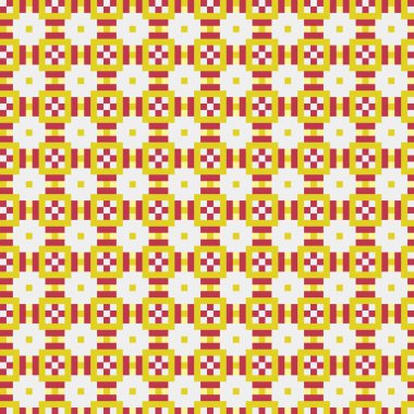 Soyut çapraz desenli üretken hesaplama sanatı çizimi