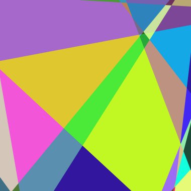 Geometrik soyutlama üretken sanat arkaplan çizimi