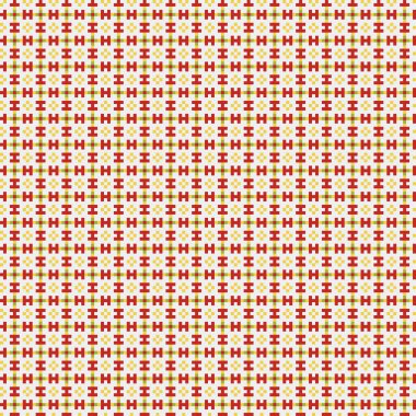 Soyut çapraz desenli üretken hesaplama sanatı çizimi